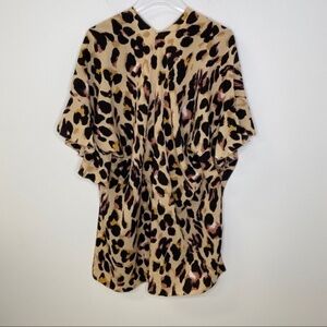 Cheetah Print Boutique Kimono Wrap Cover NEW
